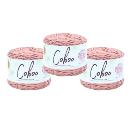 3 Pack Lion Brand&reg; Coboo&reg; Yarn Mauve {1}