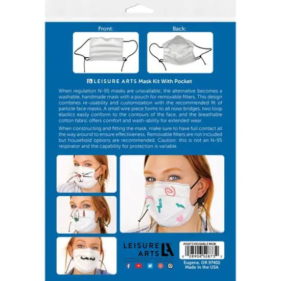 Leisure Arts&reg; DIY Face Mask Kit {3}