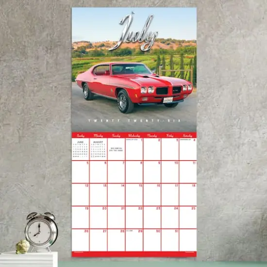2026 Classic Cars Wall Calendar {4}