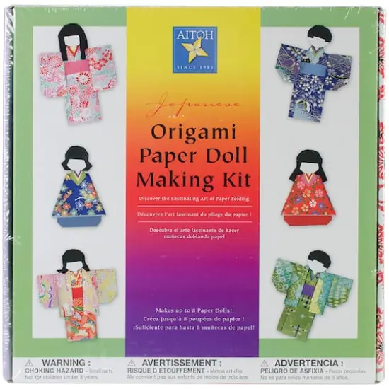 Aitoh Japanese Origami Paper Doll Making Kit {1}