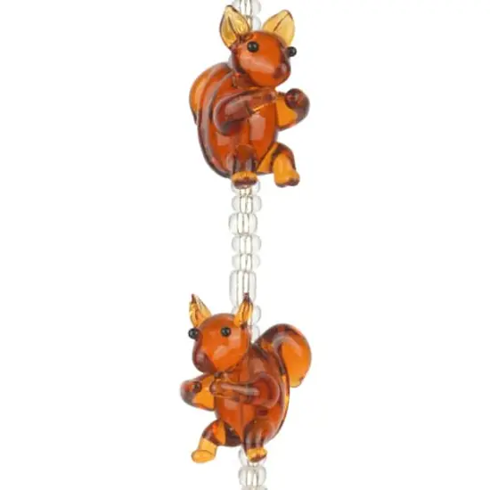 Brown Lampwork Glass Squirrel Beads by Bead Landing&trade; {1}
