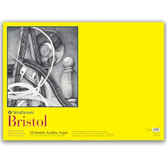Strathmore&reg; 300 Series Bristol Vellum Surface Pad, 22" x 30" {6}