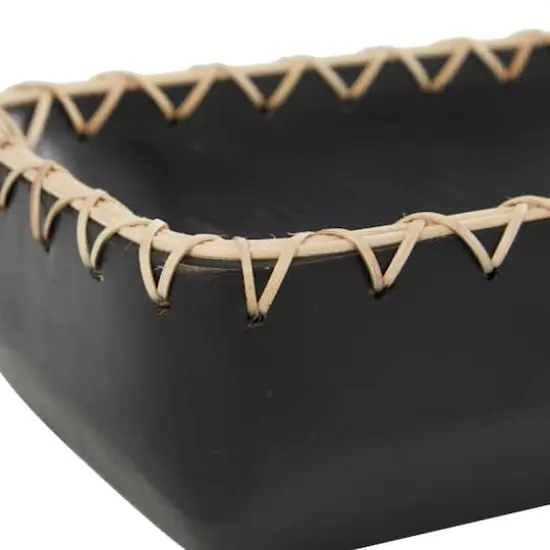 24" Black Mango Wood Handmade Nesting Tray {5}