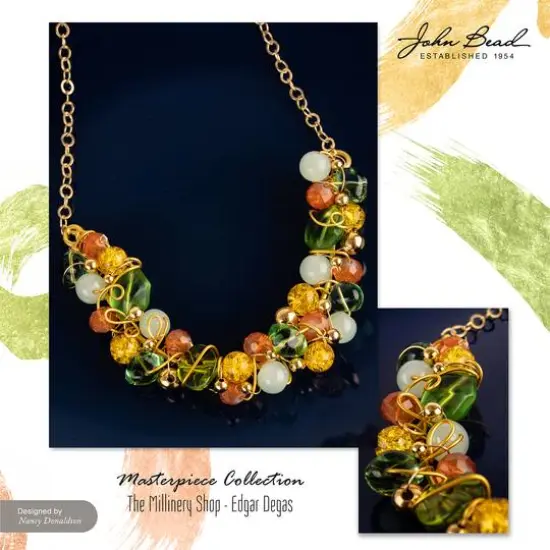 John Bead Masterpiece Collection Glass Bead Box Mix The Millinery Shop/Edgar Degas {4}