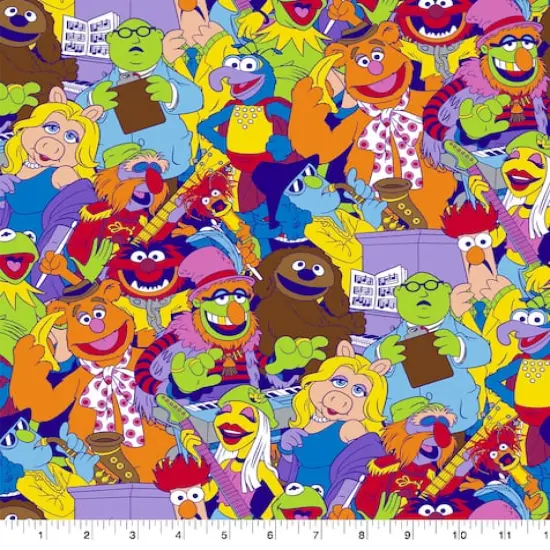 Disney&reg; Muppets Packed Cotton Fabric {4}