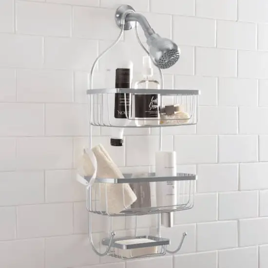 Bath Bliss Chrome Prince Shower Caddy {4}