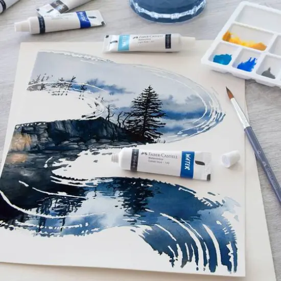 Faber-Castell Creative Studio 24 Color Watercolor Paint Set {7}