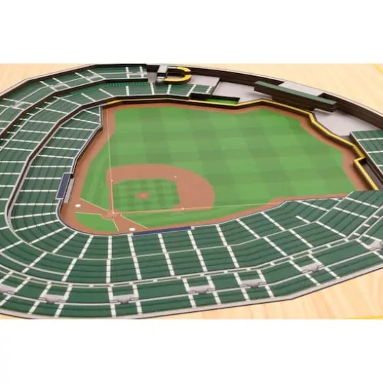 MLB Team 5-Layer StadiumView Wall Art Milwaukee Brewers {5}
