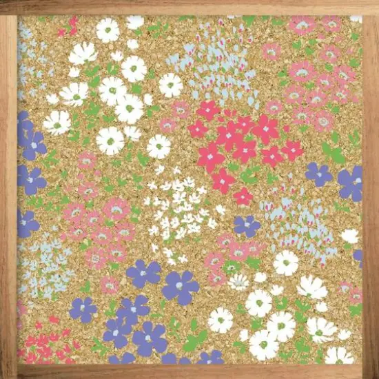 RooomMates Floral Cork Board Wall Art {1}
