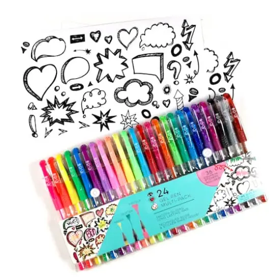 Bright Stripes 24-Color Gel Pen Multi-Pack {3}