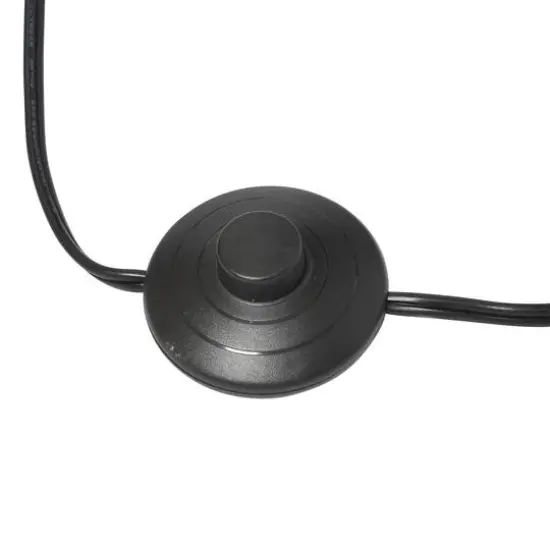 Elegant Designs™ 5ft. Black End Table Dual Shelf Decorative Floor Lamp {11}