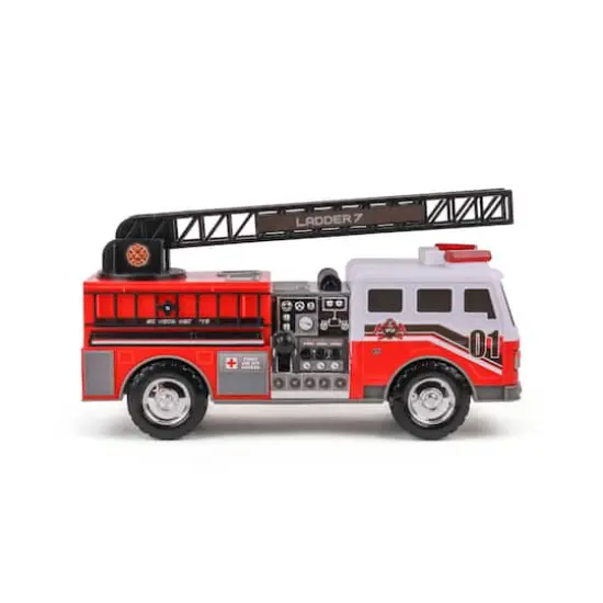 Funrise Mighty Fleet Mighty Motorized Fire Ladder Truck {5}