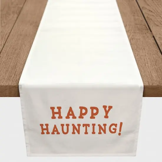90" Happy Haunting Web Table Runner {1}