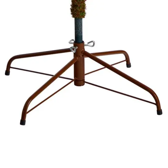 7ft. Pre-Lit Frosted Berry Twig Artificial Christmas Tree, Multicolor Gum Ball LED Lights {7}