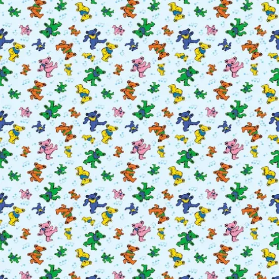 Warner Grateful Dead Bear Tunes Packed Cotton Fabric {3}