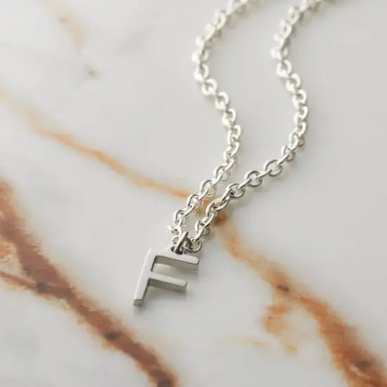 Sterling Silver Alphabet Charm by Bead Landing&trade; F {3}