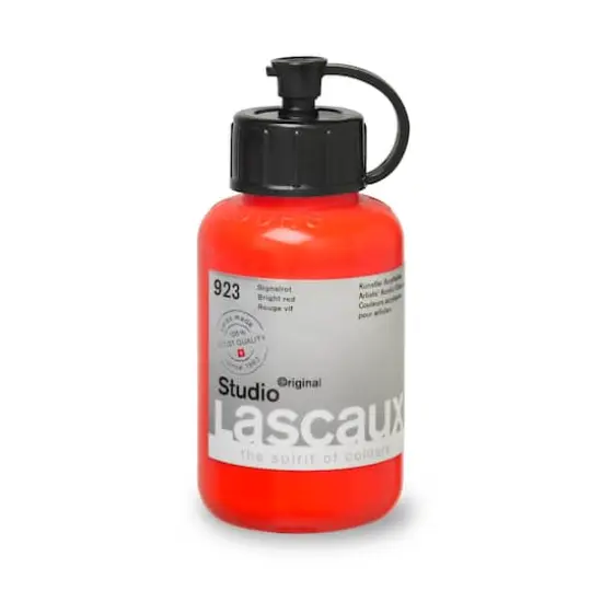 Lascaux Studio Acrylic Paint, 85mL 923 Bright Red {4}