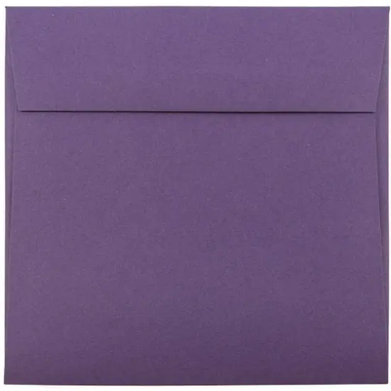 JAM Paper 6" Square Colored Invitation Envelopes, 25ct. Dark Purple {1}