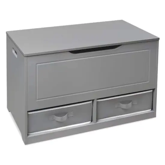 Badger Basket Gray Up & Down Toy & Storage Bench {1}