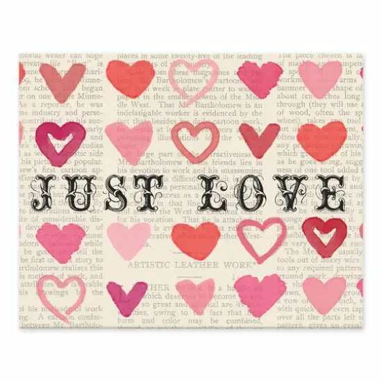 Just Love 8" x 10" Tabletop Canvas {1}