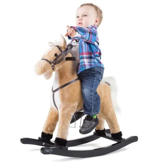 Toy Time Plush Rocking Horse {6}