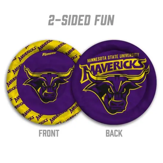NCAA Flimzee Bean-Bag Flying Disc Minnesota State Mavericks {3}