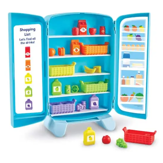 Learning Resources Sorting Snacks Mini Fridge {3}