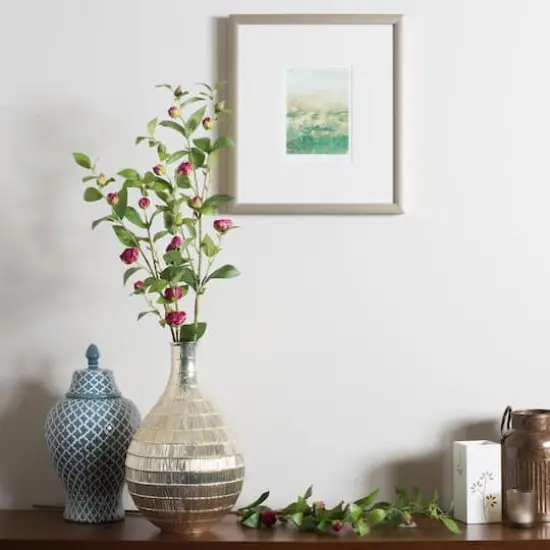 Artificial Burgundy Tea Rose Spray, 3ct. {4}