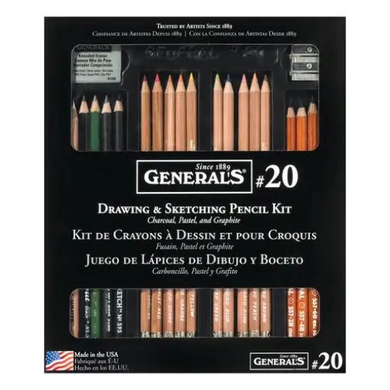 General's&reg; No. 20 Drawing & Sketching Pencil Kit {3}