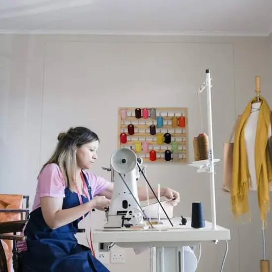 54-Spool Wall Mounted Wooden Sewing Thread Rack {7}