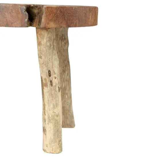 Hello Honey&reg; Madre De Cacao Live Edge Wood Pedestal Set {6}