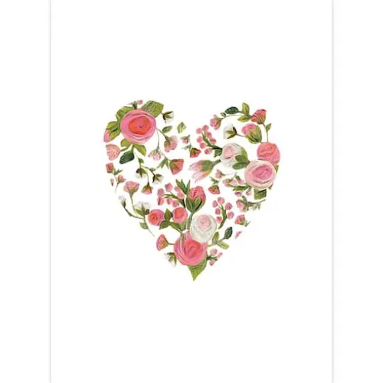 JAM Paper Blank Rosy Floral Design Thank You Cards Set, 36ct. {5}