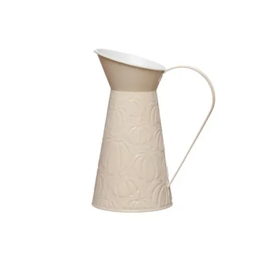 11" Floral Pitcher Iron Pitcher by Ashland&reg; White {1}