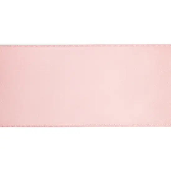 2.5" x 8.3yd. Wired Satin Ribbon by Celebrate It&reg; Blush {4}