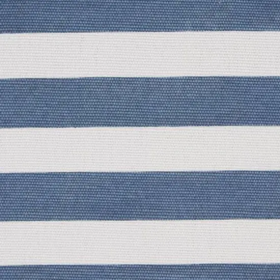 DII&reg; 11" Polyester Stripes Storage Cube French Blue {7}