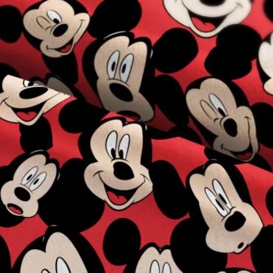 Springs Creative Disney&reg; Mickey Mouse Heads on Red Fleece {3}