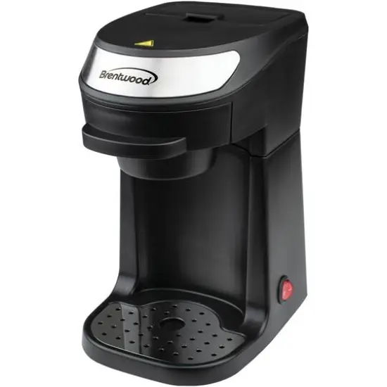 Brentwood Black Single-Serve Coffee Maker with Mug {1}