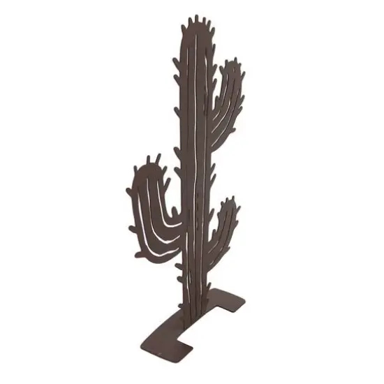 Metal Cactus Tabletop D&eacute;cor by Ashland&reg; Brown {4}