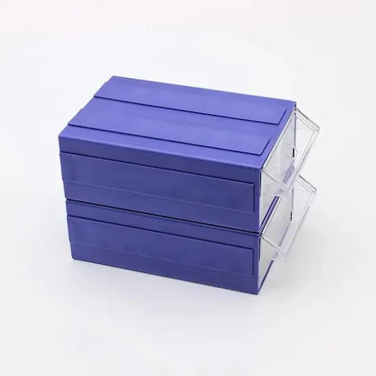 Sparkly Selections Blue Diamond Art Container Drawer with 35 Bottles {5}