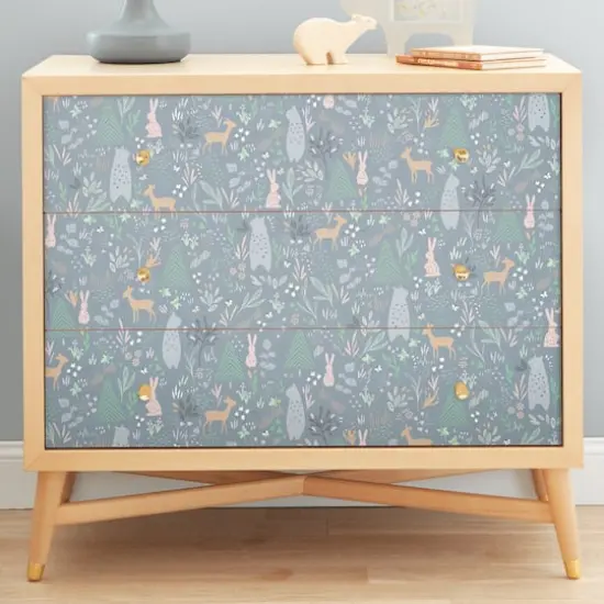 RoomMates Dark Gray Spring Forest Pals Peel & Stick Wallpaper {5}