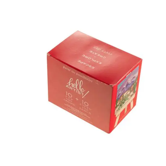 Hello Artist!&trade; Mini Canvas with Easel Party Pack {10}