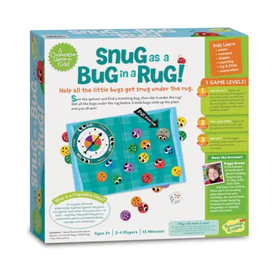 Snug as a Bug in a Rug!&trade; Counting, Colors & Shapes Game {3}