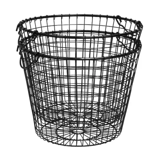 14" Stackable Metal Storage Baskets, 2ct. {3}