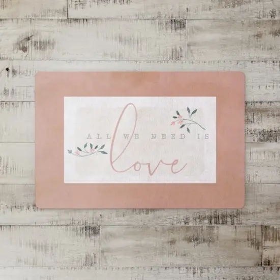 All We Need Is Love Floor Mat {3}