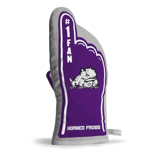 Quilted No.1 Oven Mitt TCU Horned Frogs {4}