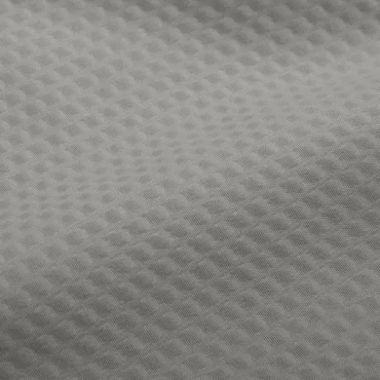 Bath Bliss Heather Gray Microfiber Soft Touch Shower Diamond Design Curtain Liner {6}