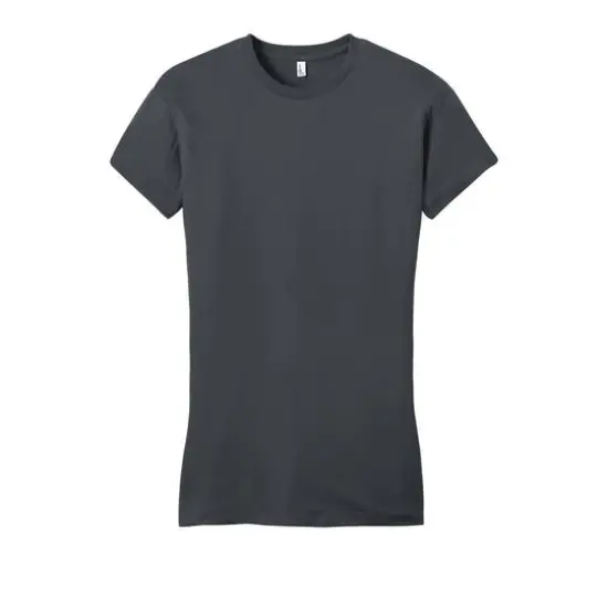 District&reg; Very Important Tee&reg; Neutrals Women's Fitted T-Shirt Charcoal {1}