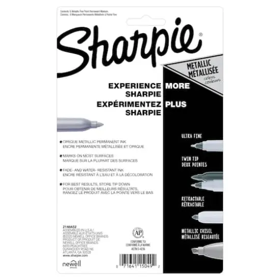 Sharpie&reg; Fine Point Metallic Permanent Markers {5}