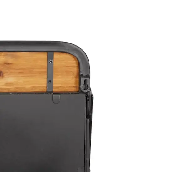 Brown Metal Industrial Wall Hook, 19" x 19" x 14" {7}