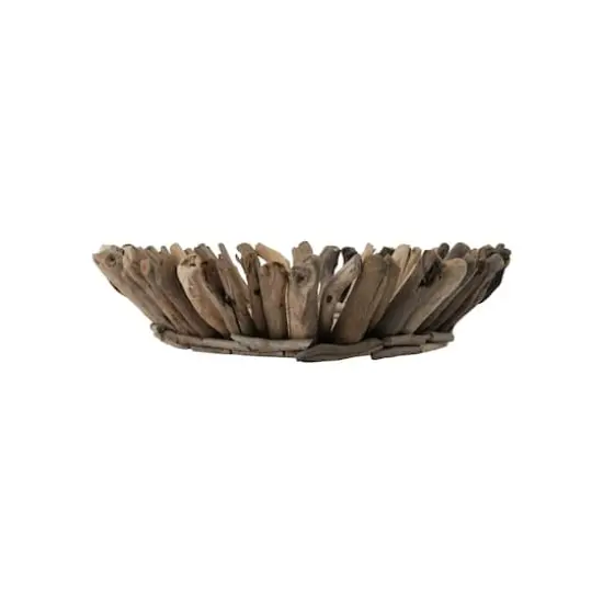 Hello Honey&reg; 26" Natural Coastal Decorative Driftwood Oval Tray {1}
